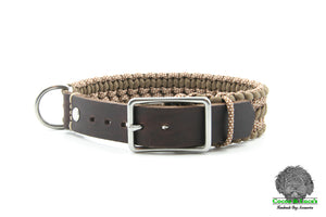 Leather & Paracord Dog Collar