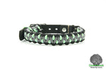 Load image into Gallery viewer, Leather &amp; Paracord Dog Collar
