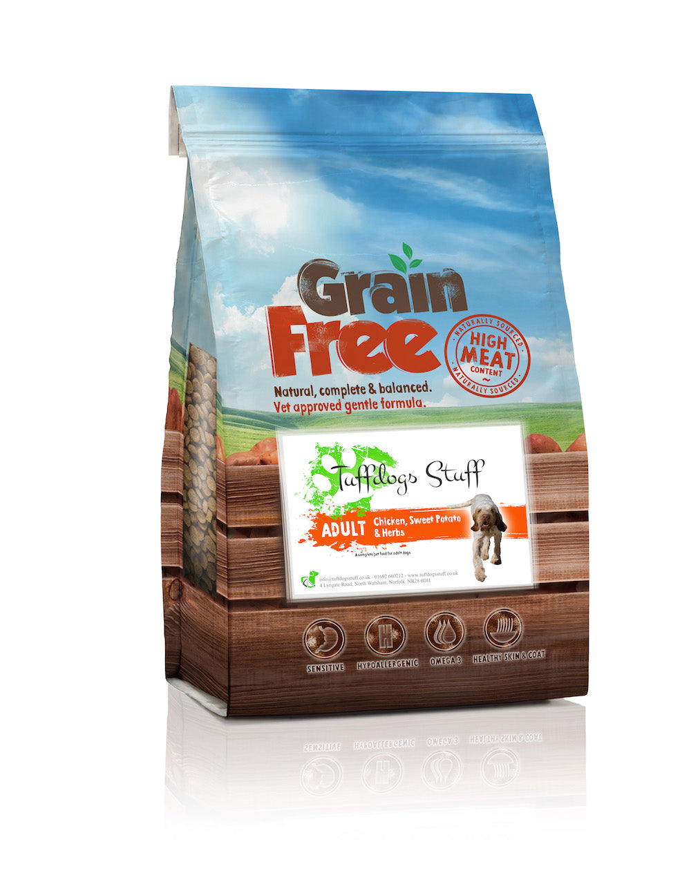 Grain Free Chicken, Sweet Potato & Herbs Adult Dog Food