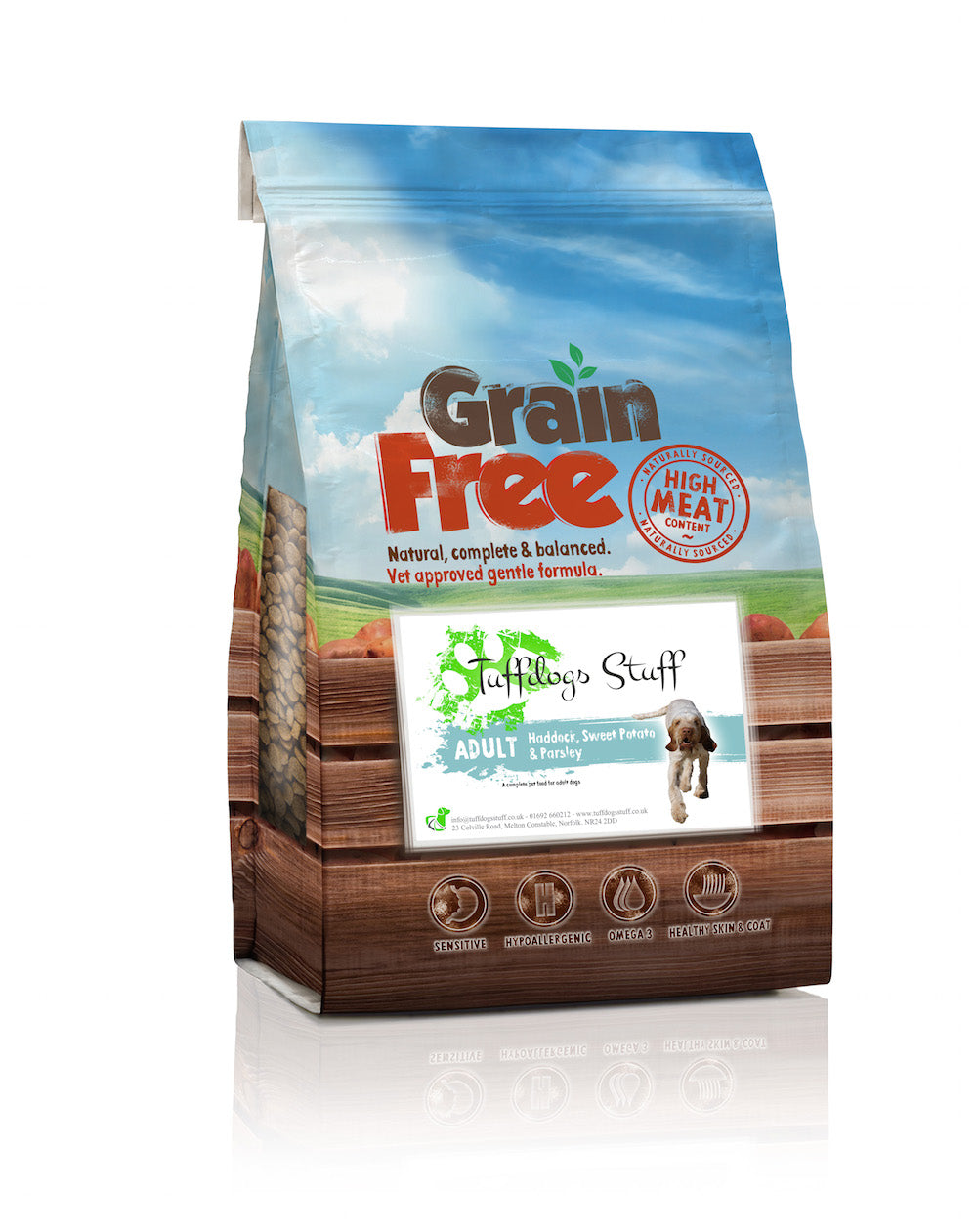 Grain Free Haddock, Sweet Potato & Parsley Adult Dog Food