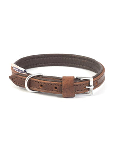 Ancol Vintage Padded Leather Collar